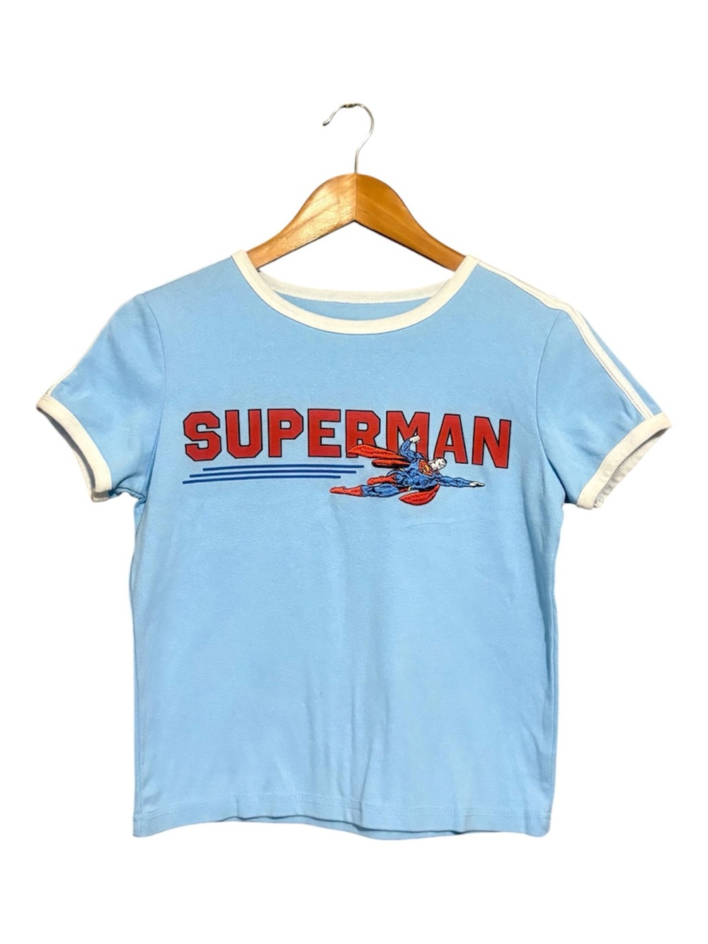 DC Superman Ringer Tee